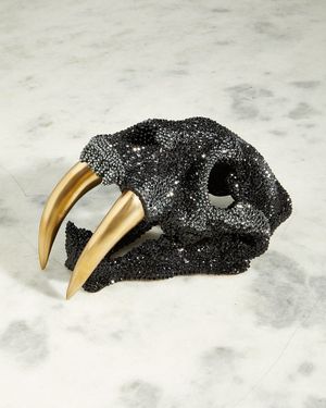 Luxe Sabertoothed Tiger Skull