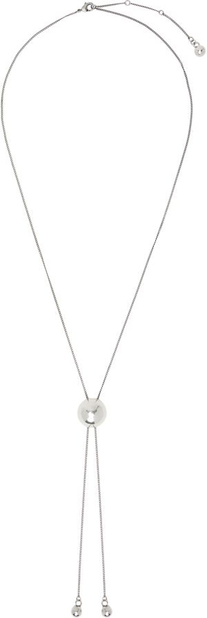 LEMAIRE Silver Rattle Bolo Tie Necklace