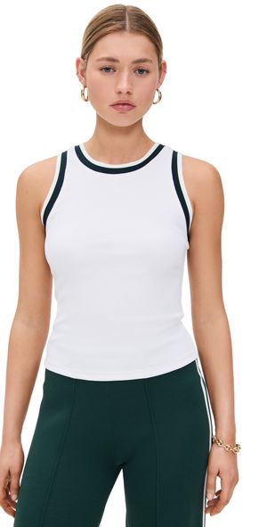 The Upside Kirsty Rib Tank Top White XL