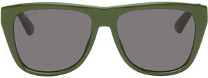 Gucci Green Square Sunglasses
