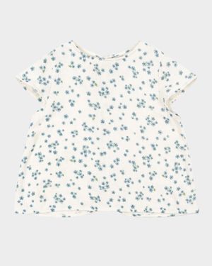 Rosie H-W x Girl's Mioblu Floral Cotton Top, Size 12M-6