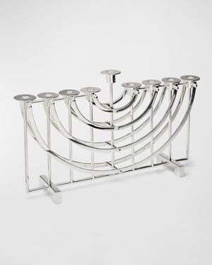 Nickel Hanukkah Menorah