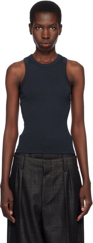 FLORE FLORE Navy Hannah Tank Top