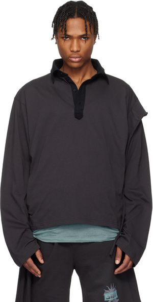 Ottolinger Black Longsleeve Polo