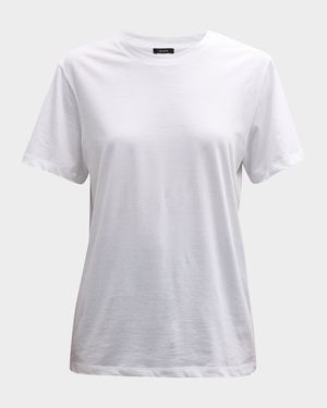 Short-Sleeve Crewneck Cotton Tee