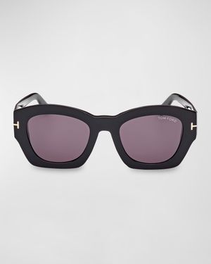 Guilliana Acetate Geometric Sunglasses