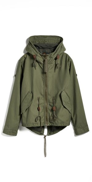 Alpha Industries M-65 Mod Fishtail Field Coat Green M