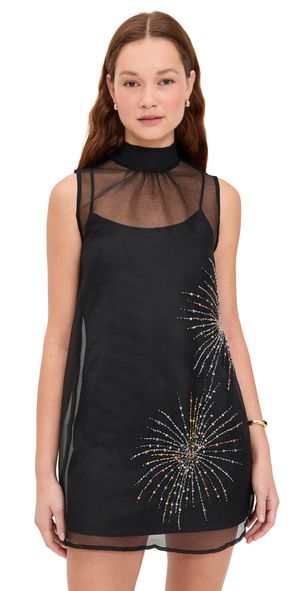 STAUD Albee Mini Dress Firework S