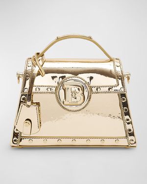 BBuzz Dynasty Top-Handle Bag in Reflective Leather
