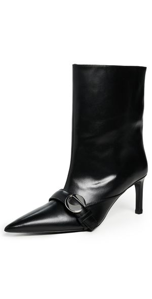 Coperni Ankle Heeled Belt Boots Black 38