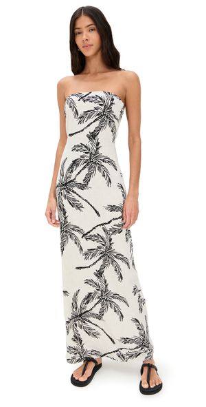 4th & Reckless Carmel Dress BEIGE PRINT XL