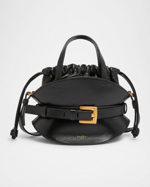 Shuffle Mini Top-Handle Bag in Calfskin