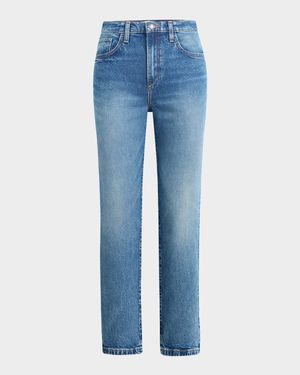 The Valentina Super-High Rise Straight Jeans