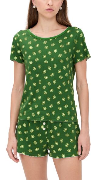 Cozyland by Morgan Lane Suzie Pajama Set Kiwi P