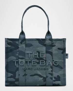 The Camo Jacquard Large Tote Bag