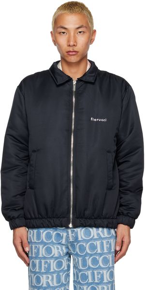 Fiorucci Navy Embroidered Jacket