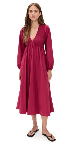 XIRENA Luella Dress Mulberry XS