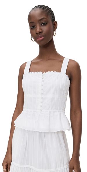 La Ligne Esme Top Ivory L