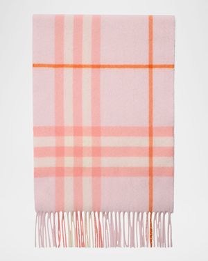Giant Check Cashmere Scarf
