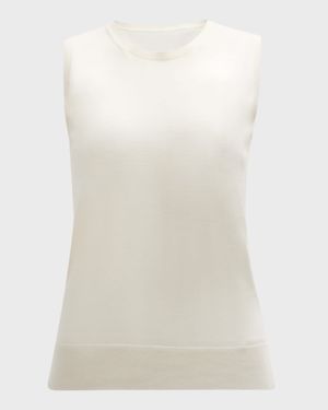 Superfine Cashmere Sleeveless Shell