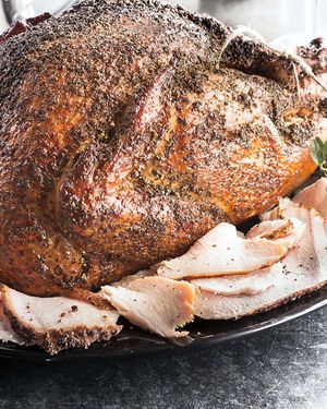 Hickory Smoked Turkey with Cracked Black Pepper, Serves 8-12