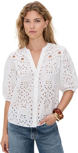 ba & sh Beatrice Shirt Ecru 1