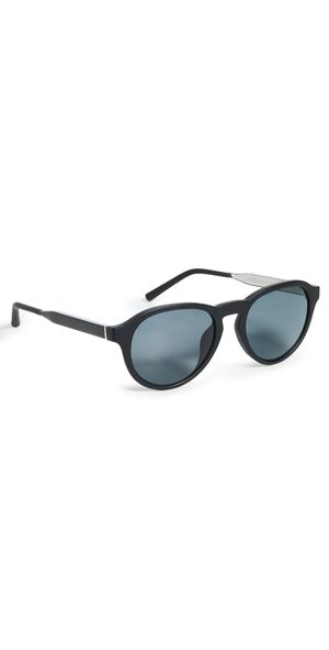 Oliver Peoples Eyewear Oliver Peoples Eyewear x Roger Federer R-8 Sunglasses Semi Matte Black One Size