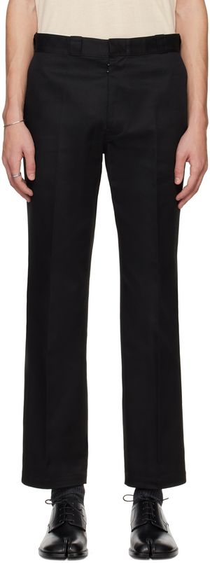 Maison Margiela Black Gabardine Trousers
