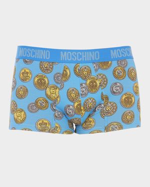 Men's Coin-Print Boxer Briefs