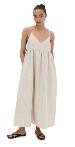 Jenni Kayne Cove Dress Natural Stripe XL