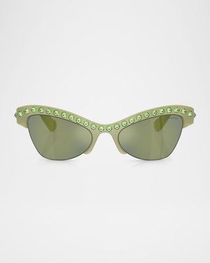 SK6043 Butterfly Embellished Sunglasses