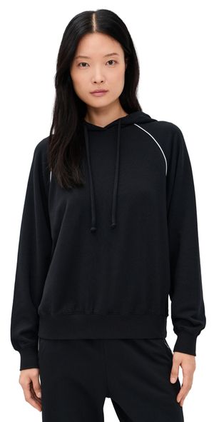 Year of Ours Warm Up Hoodie Black/White XL