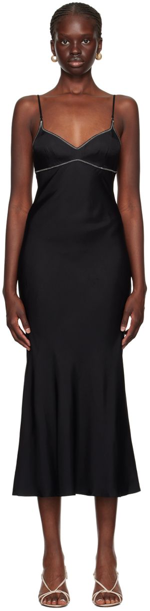BEC + BRIDGE Robe midi Emery noire