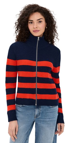 KULE The Bruce Sweater Navy/Poppy XS