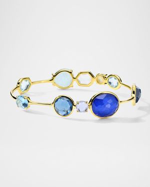 Rock Candy Open Gelato Kiss Mare Bangle in 18K Gold