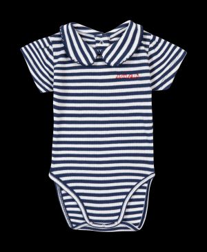 Maison Labiche - Body col claudine brodé amour en coton bio - Taille 18-24mois - Bleu