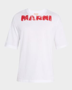 Men's Spray Paint Logo Graphic T-Shirt