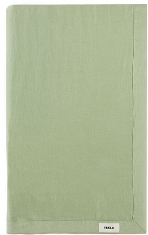 Tekla Green Linen Table Cloth