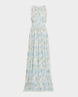 Yardley High-Neck Maxi Dress