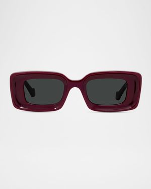 Anagram Beveled Acetate Rectangle Sunglasses