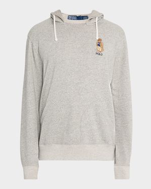 Men's Polo Bear Fleece Hoodie