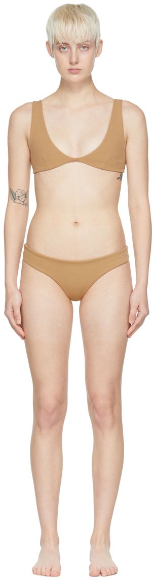 Haight Bikini Grazi & Basic brun clair en polyester