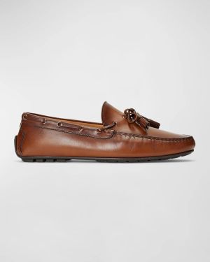 Men's Harold Hand-Burnished Leather Drivers