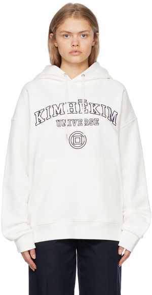 KIMHĒKIM White 'Universe' Hoodie