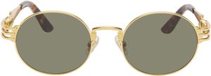 Jean Paul Gaultier Gold 'The 56-6106' Sunglasses