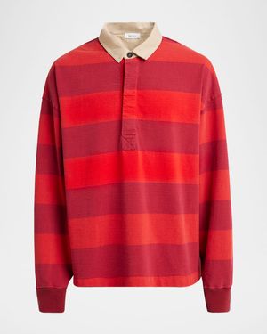 Men's Oversized Rugby Polo Shirt