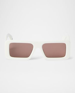Men's Troy Acetate Rectangle Sunglasses