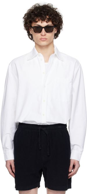 Merz b. Schwanen White SHIRT11OX Oxford Shirt