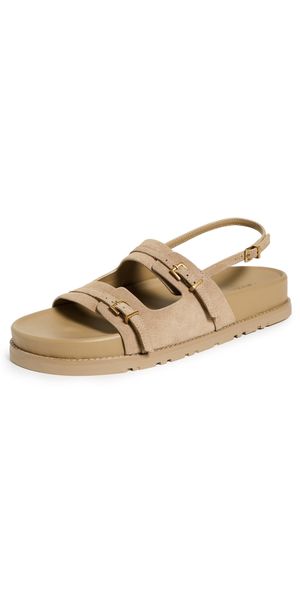 SIMKHAI Carey Suede Sport Sandals Desert 41