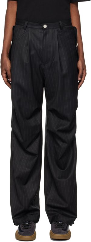 BLUEMARBLE Pantalon parachute noir